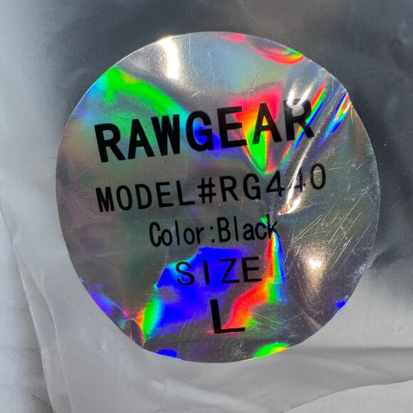 Rawgear Black Long Sleeve Graphic T-Shirt Model# RG440 Size Large NWT - Picture 8 of 8